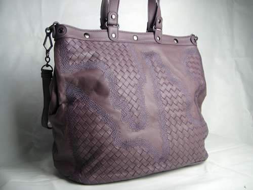 Bottega Veneta Lambskin Leather Bag 9642 purple